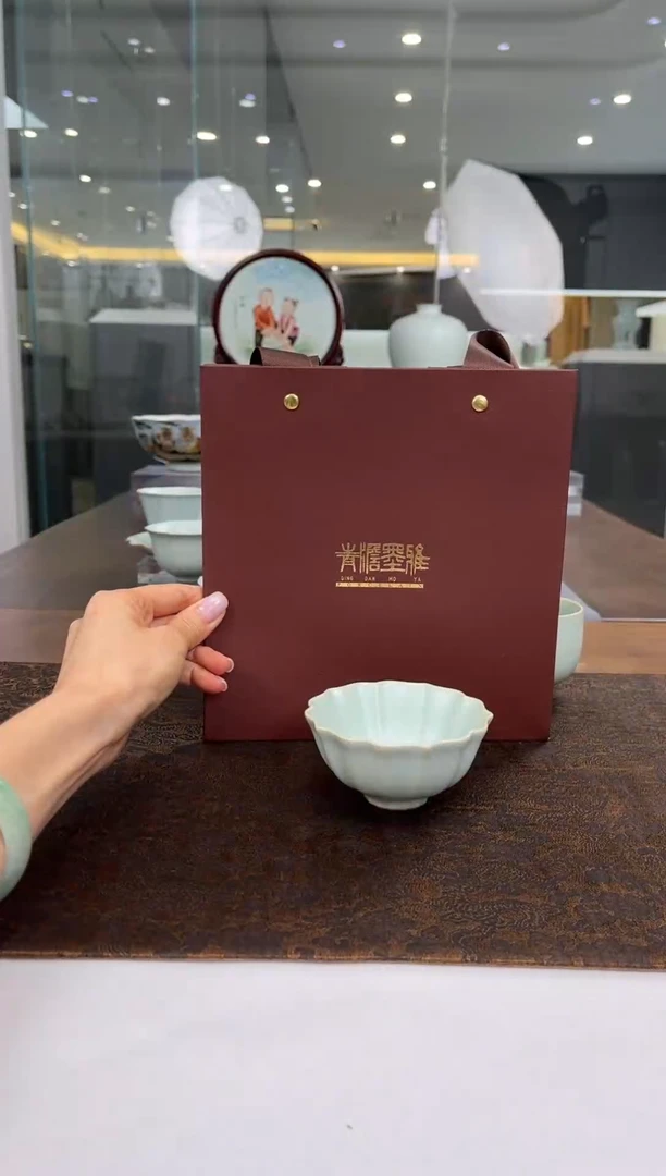 青澹墨雅-主人杯水芝杯