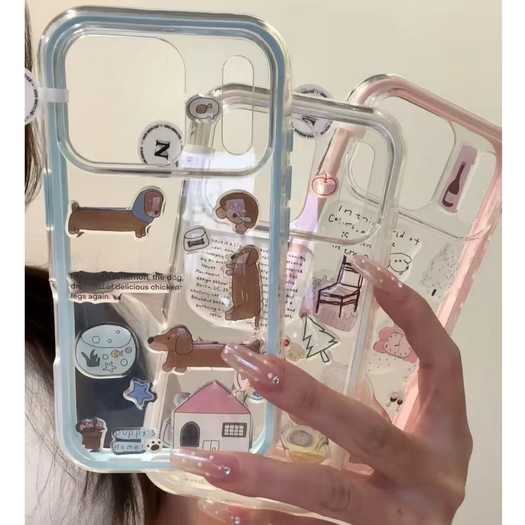 诚星泽水晶卡通贴纸适用苹果手机壳华为vivo小米荣耀oppo红米一加