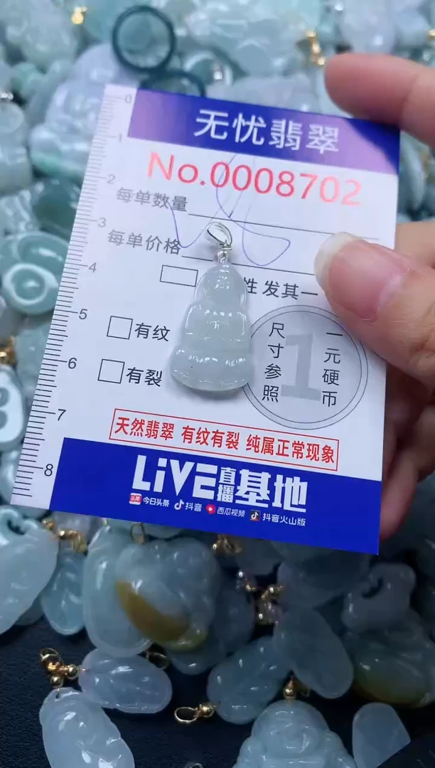 颈饰未镶嵌翡翠8702