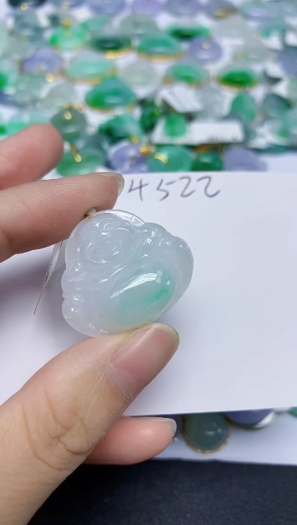 翡翠未镶嵌颈饰天然缅甸翡翠A货