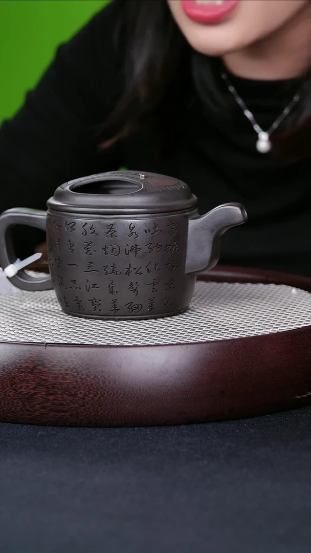 茶壶紫砂宜兴紫砂壶牛盖汉瓦