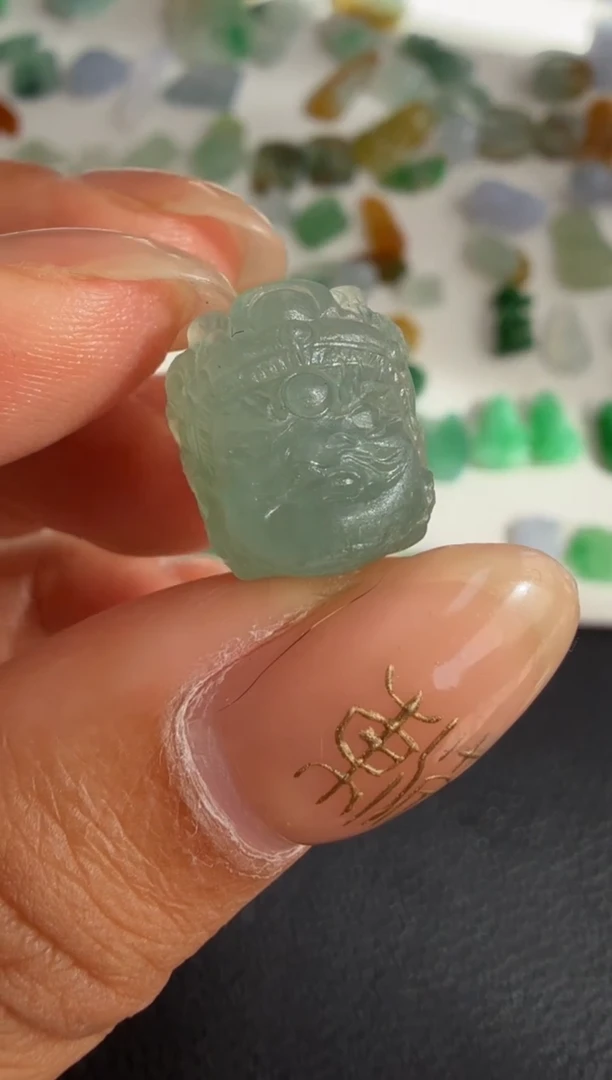 未镶嵌定制翡翠14*12.4*/300+30