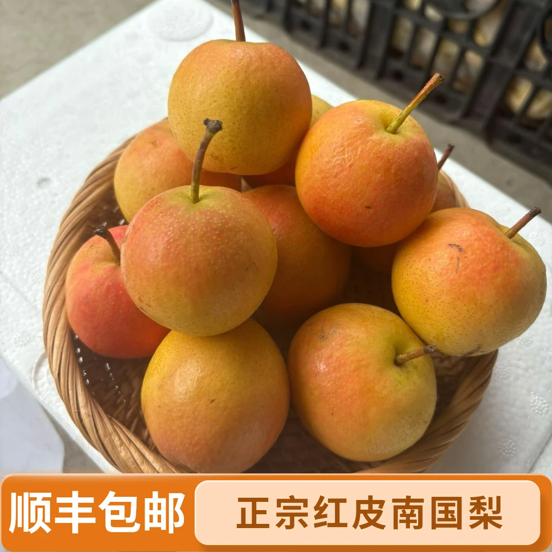 [顺丰]东北特产细皮红南果梨产地直发果香四溢口感好皮薄肉细