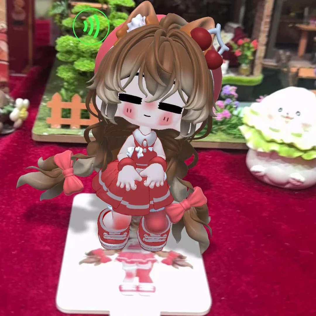 全息AR桌宠钥匙扣 AI智能对话 deepseek思考 豆包语音