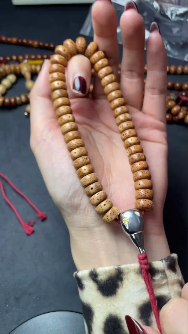 【闪购商品】星月菩提手串精工级浅珀药片11*6手持