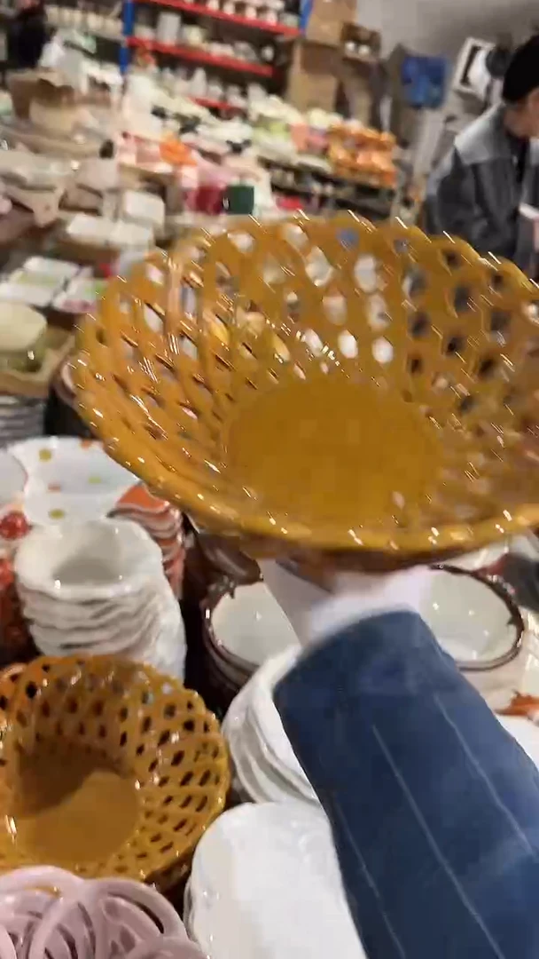 陶瓷大号果篮 微瑕凑满20元包邮