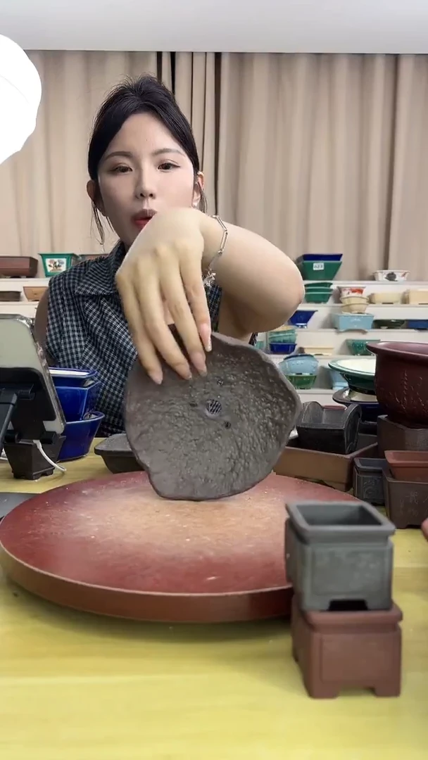 紫砂花盆紫砂花盆微瑕