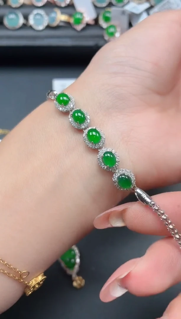 银S925镶嵌戒指翡翠1111