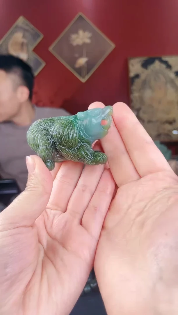 【闪购商品】和田玉把件未镶嵌熊