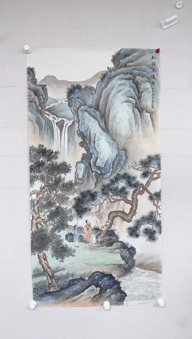 【闪购商品】折扇1高炳山艺术——郭老师绘画作品