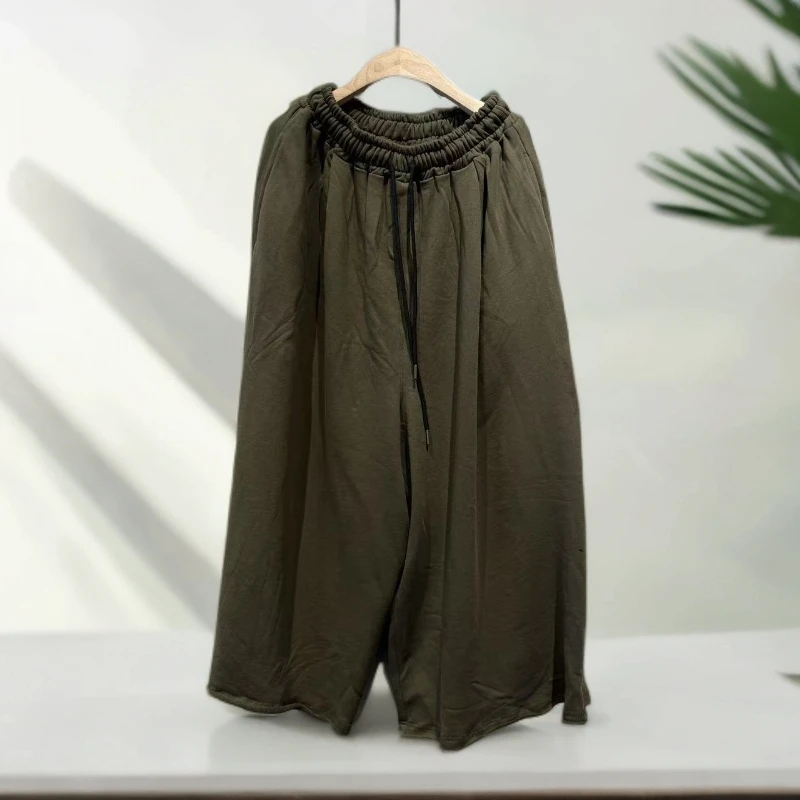 韩国扎染阔腿裤直筒