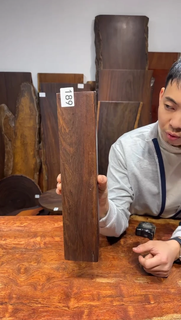 风车木（黑檀木）尺寸40*9*2.1编号189