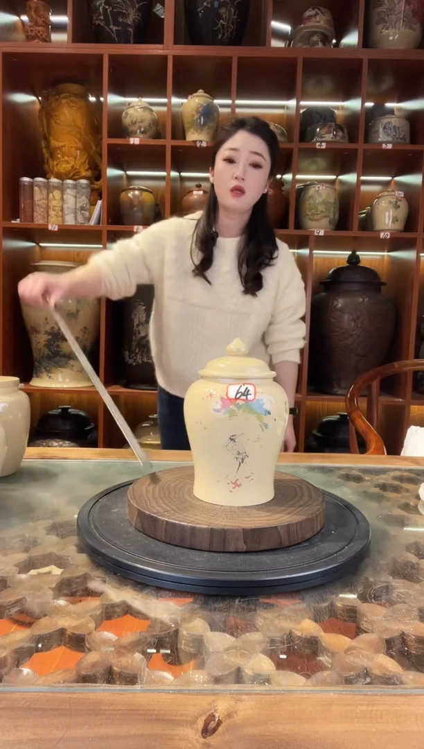 【闪购商品】缸李旭泽作品小茶罐@64