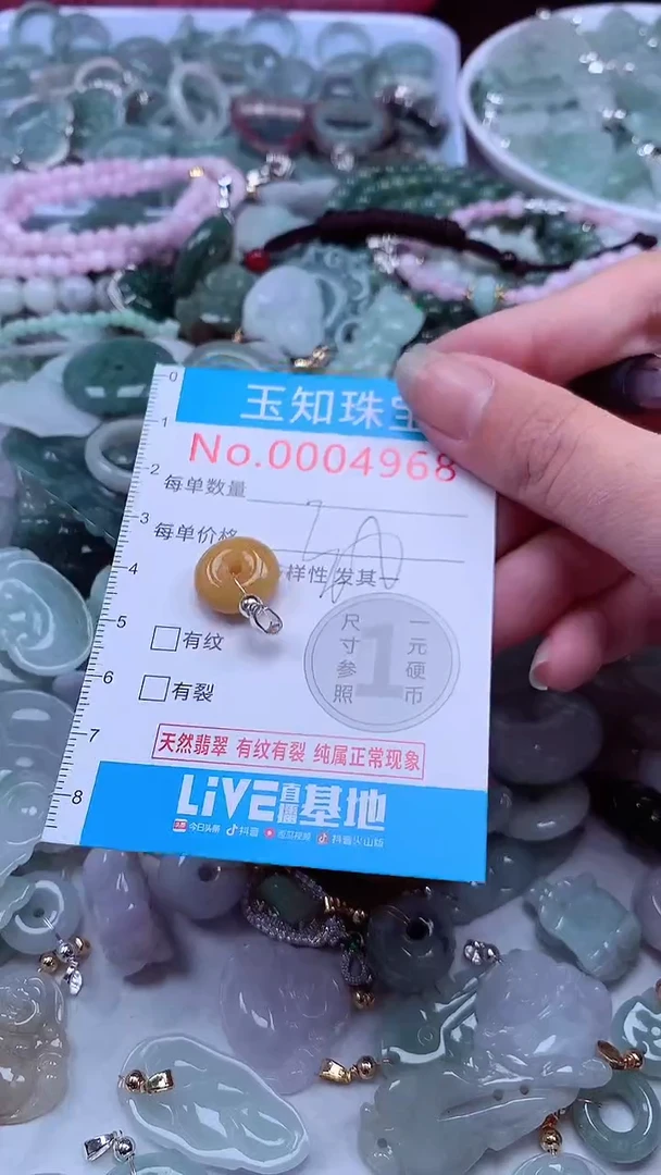 翡翠未镶嵌吊坠(不含链)4968