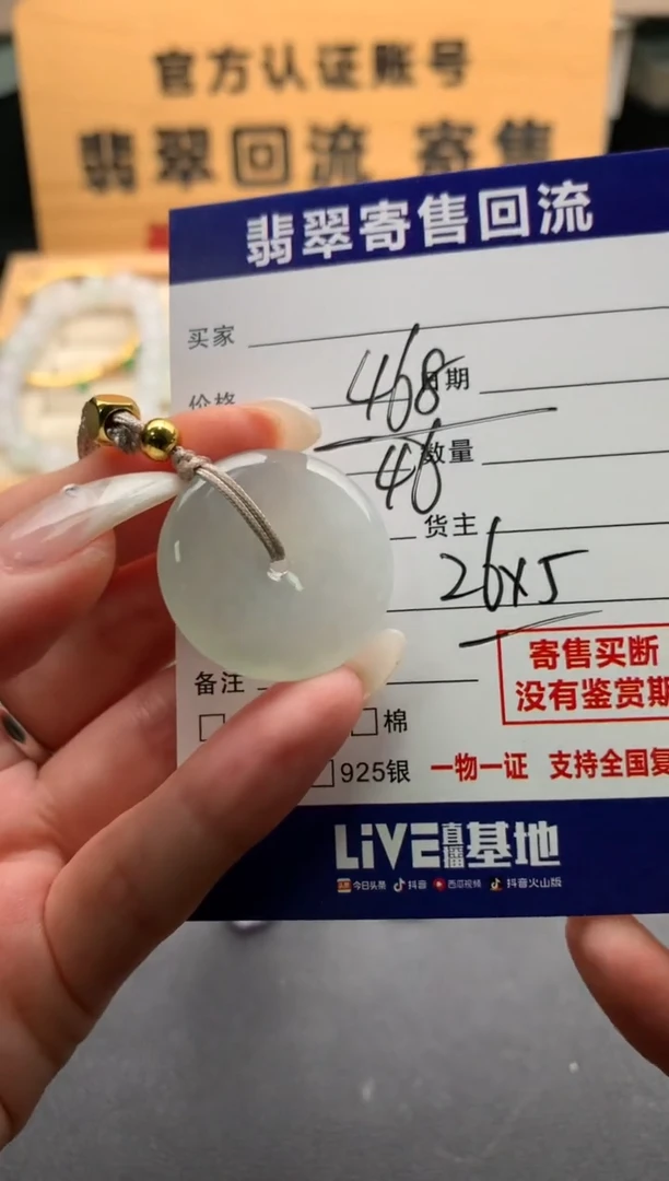 翡翠未镶嵌颈饰10138164