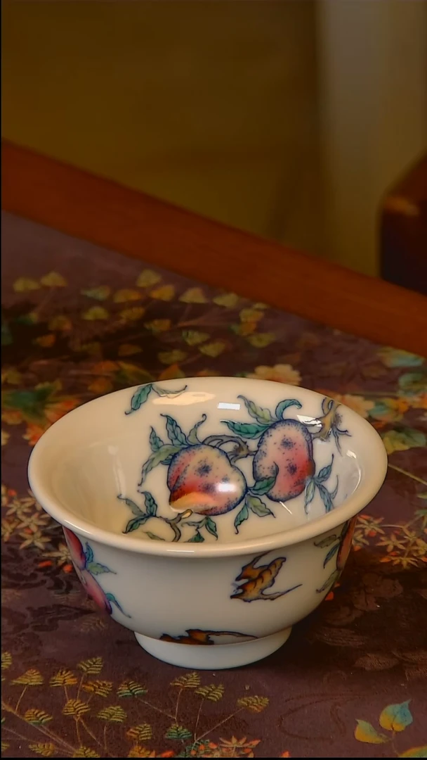 杯手工手绘杯杯很美丽