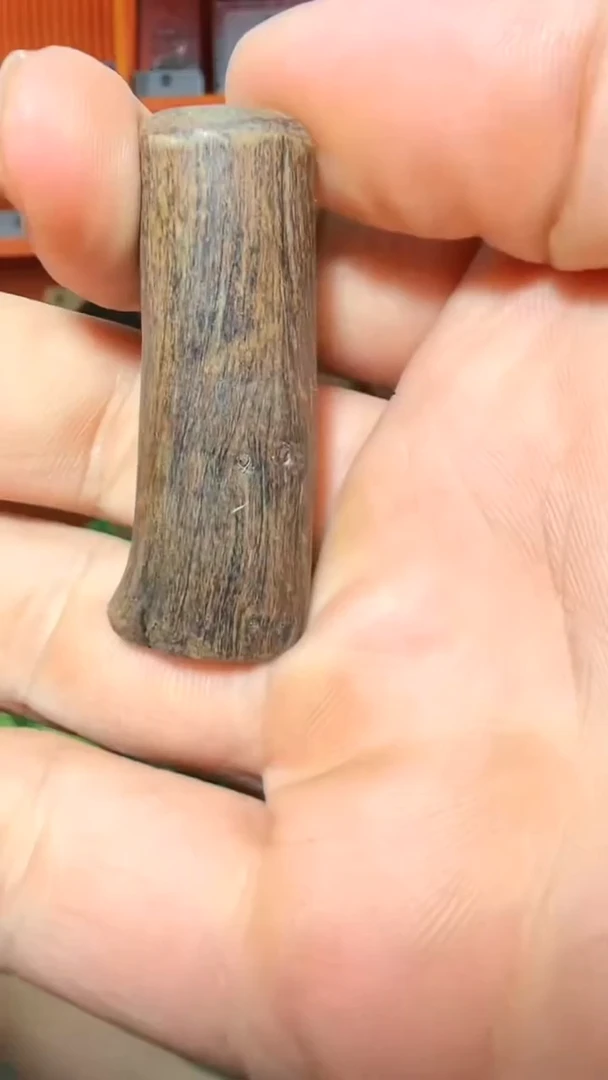 沉香手把件45号沉水文莱天珠多样性发一