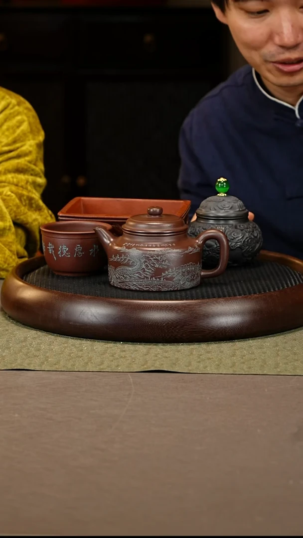 茶壶紫砂77 邵德华 老紫泥 德钟400cc