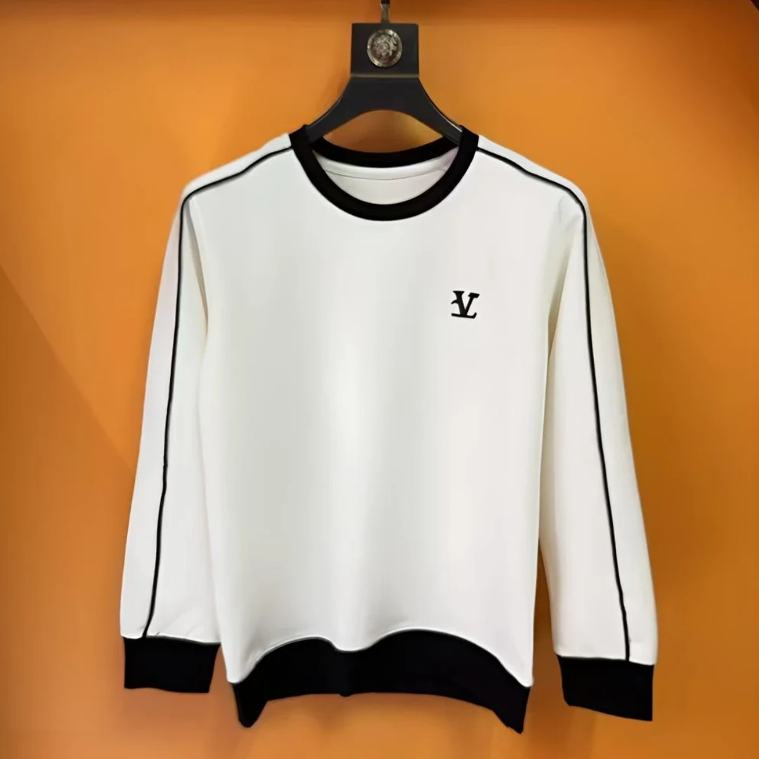 2025新款网红爆款秋冬季节长袖3D刺绣时尚半开领卫衣百搭简约003