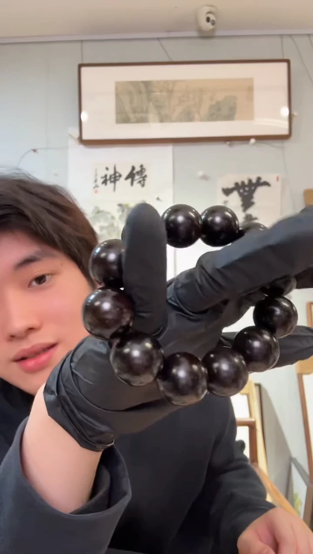 阴沉木手串/手链2.0直径 正圆 单圈