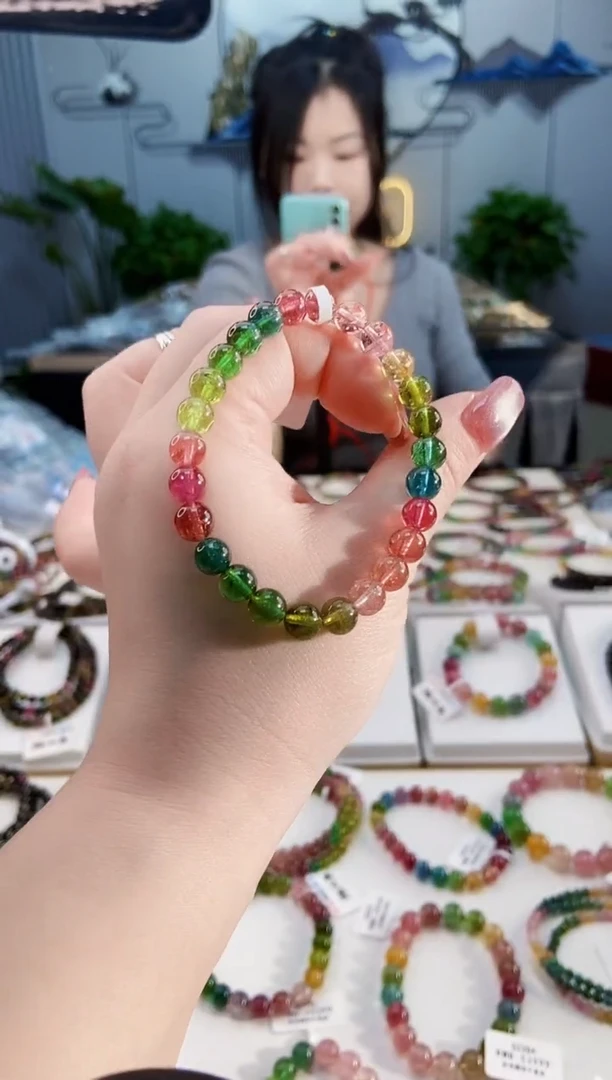 【闪购商品】碧玺手链未镶嵌G2443单圈颜色微差发1