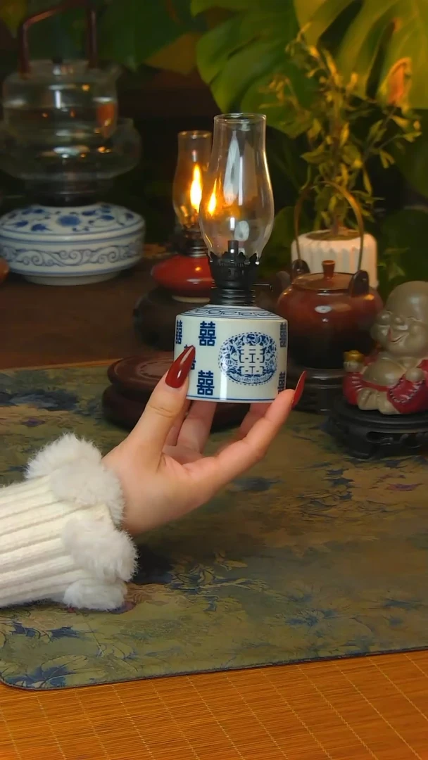 【闪购商品】景德镇陶瓷灯摆件