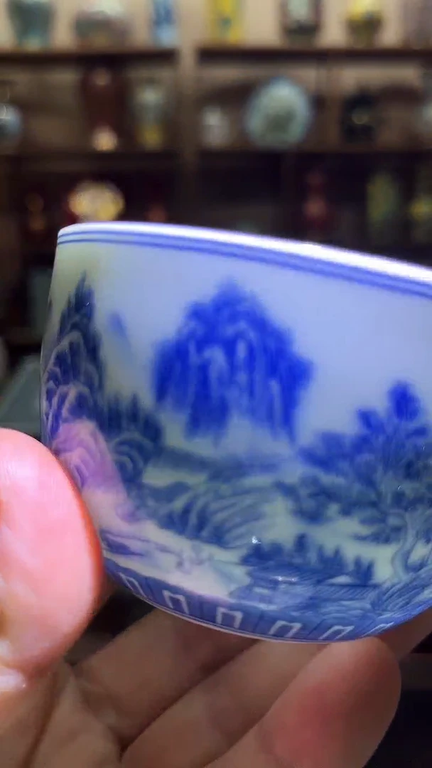景德镇陶瓷装饰品茶摆件