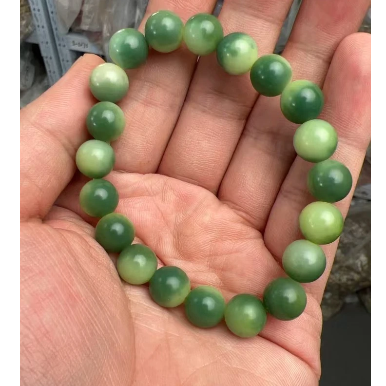 菩提小青柠圆珠手串10mm  D-A613035