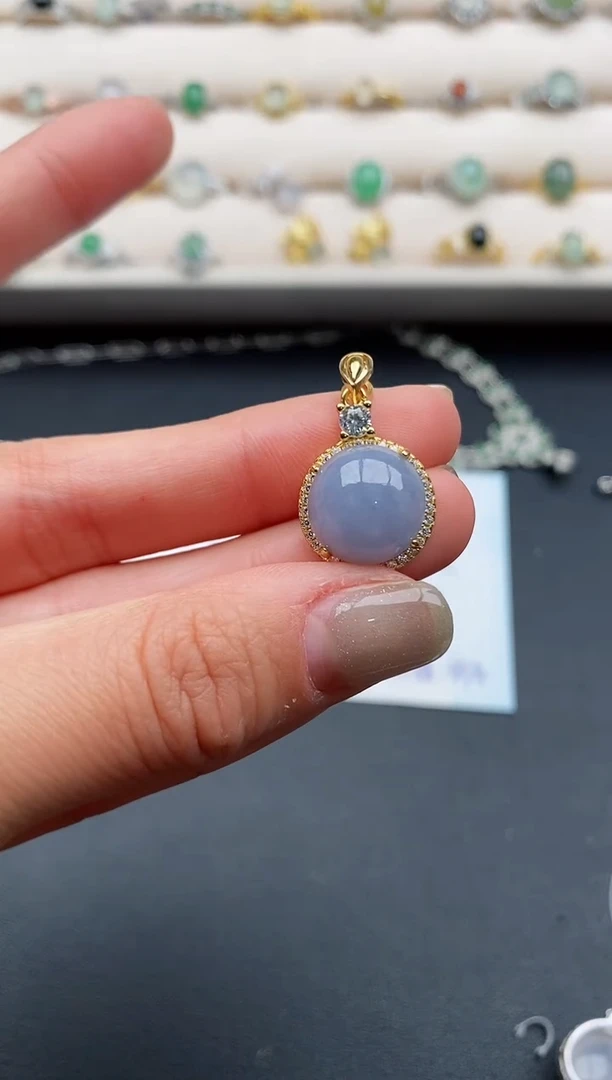 银S925镶嵌戒指翡翠777777+2