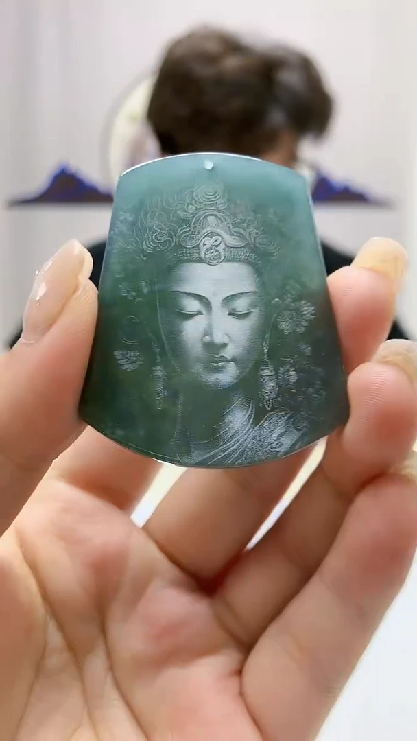 翡翠未镶嵌颈饰4688ms-jj挂件157