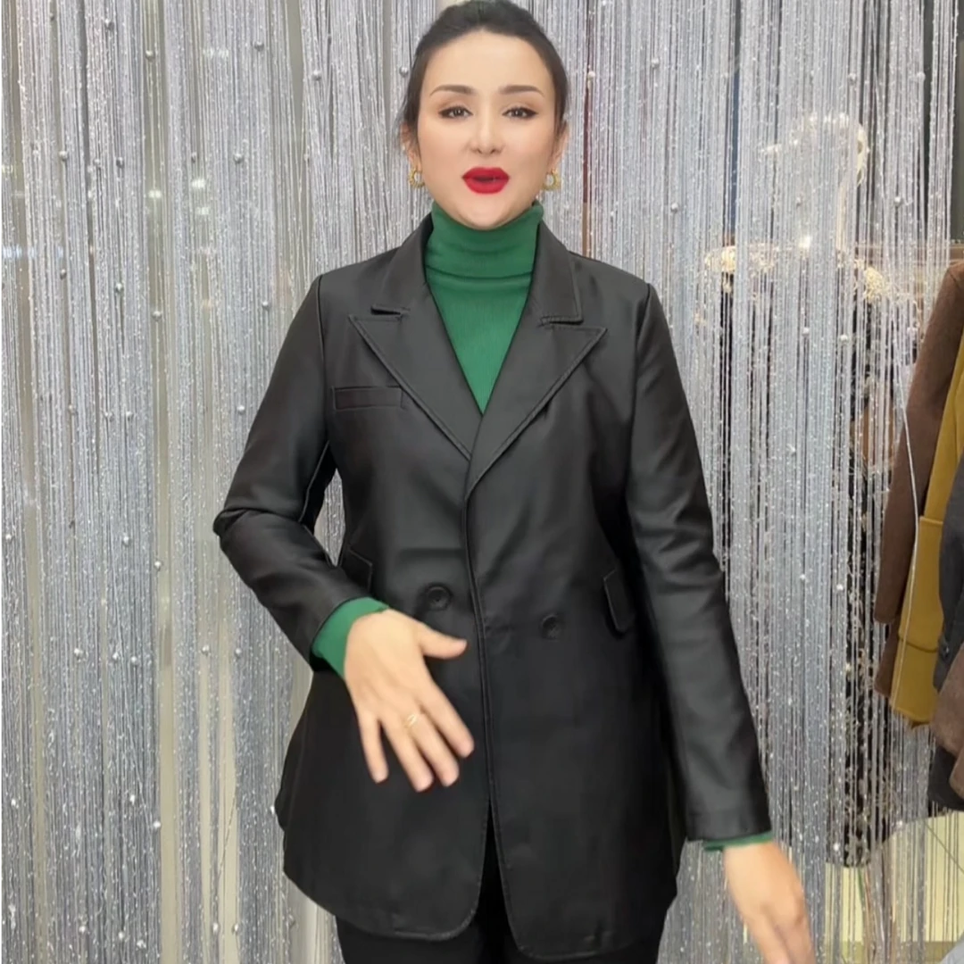 88新款爆款短款皮衣外套