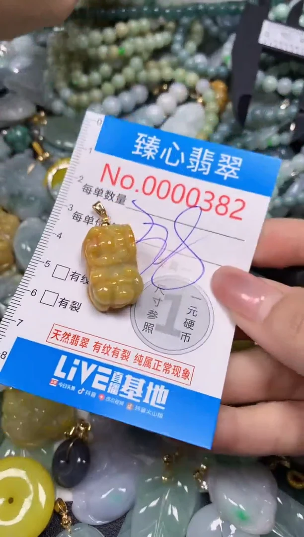 【闪购商品】翡翠颈饰未镶嵌含绳000382