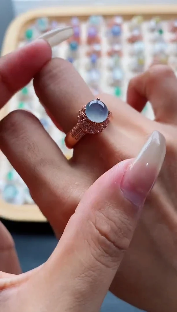 未镶嵌戒指翡翠天然缅甸翡翠A货111 8-1