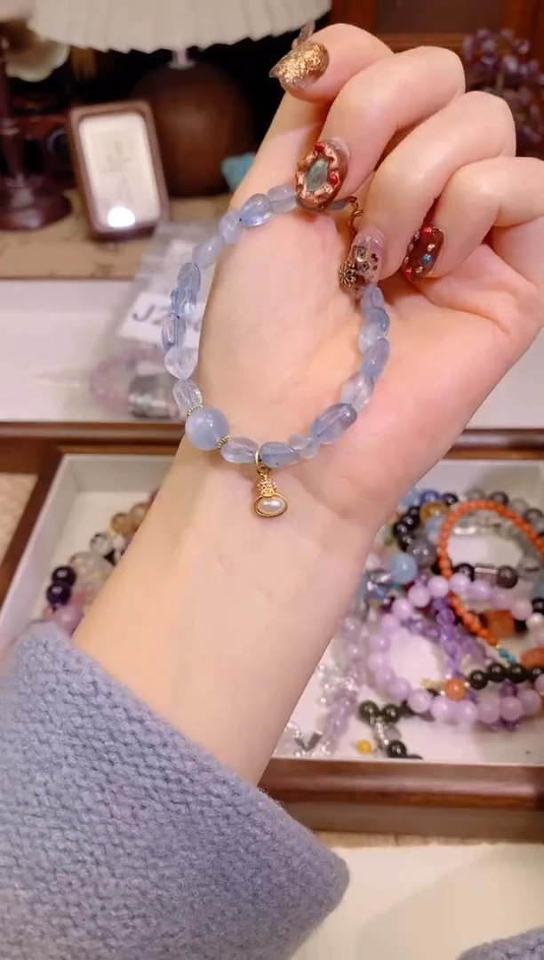 【闪购商品】海蓝宝石手链未镶嵌267