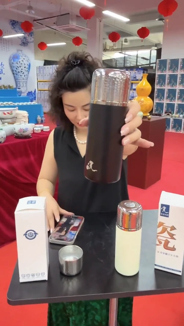 盖子款陶瓷景德镇其他摆件