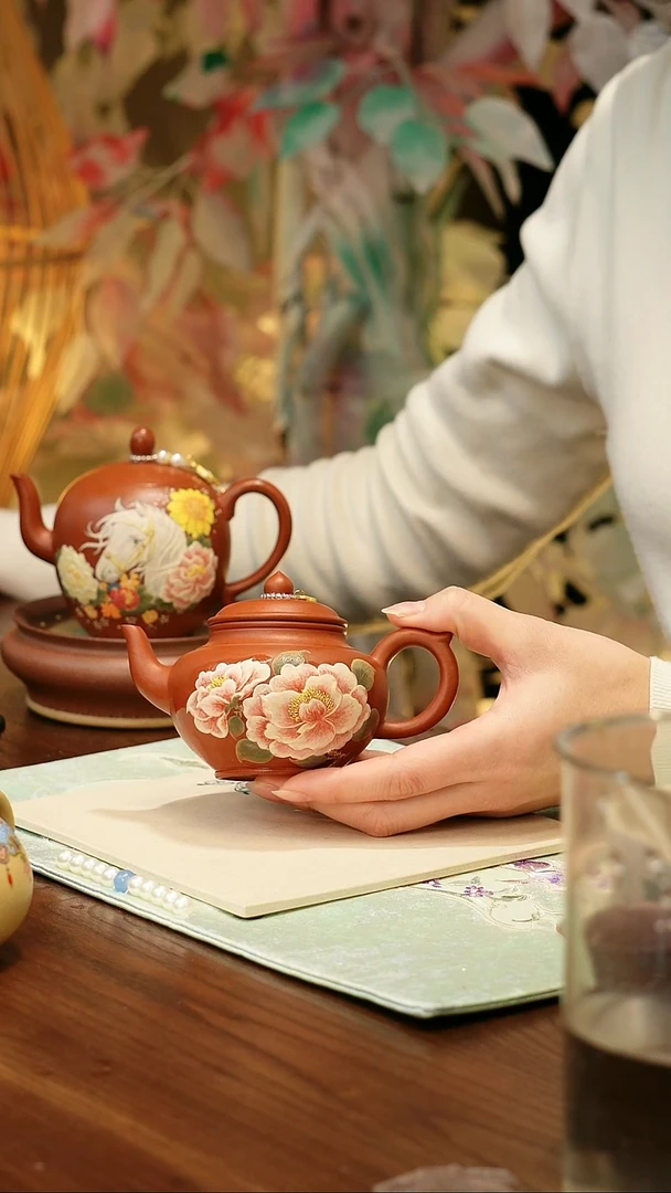 茶壶紫砂番***红宜兴原矿手工紫砂壶