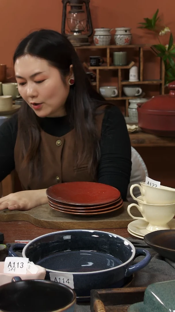 陶瓷A127陶瓷小碟子4个瑕疵