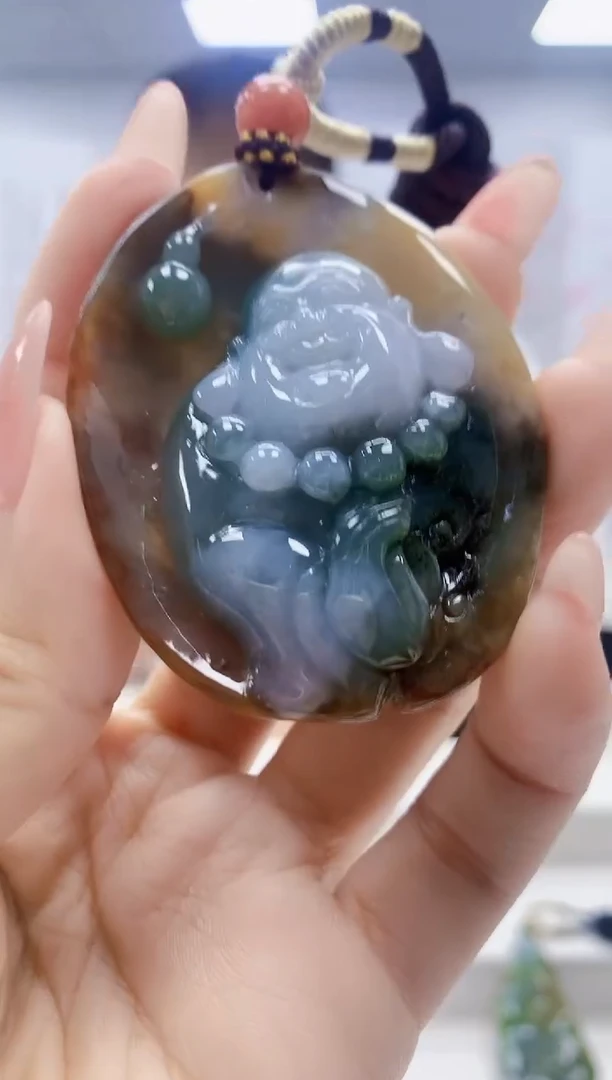 未镶嵌定制翡翠4898ty-毛货挂件11