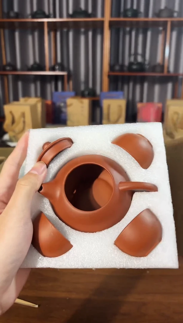 茶壶紫砂一壶三杯