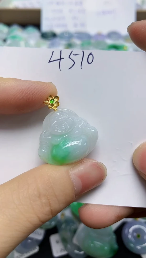 翡翠未镶嵌颈饰天然缅甸翡翠A货