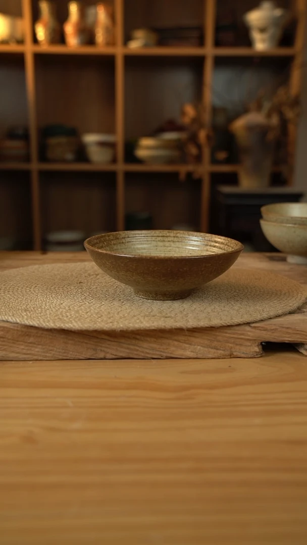 福利奶奶系列的7英寸内螺纹燕麦酸奶碗1个