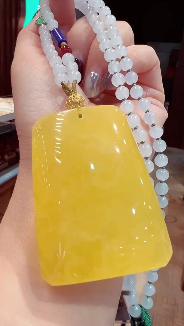 【闪购商品】蜜蜡吊坠(赠链)未镶嵌蜜蜡吊坠