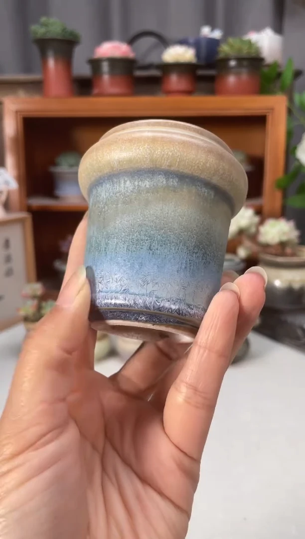 瓷片869知木小芳花盆