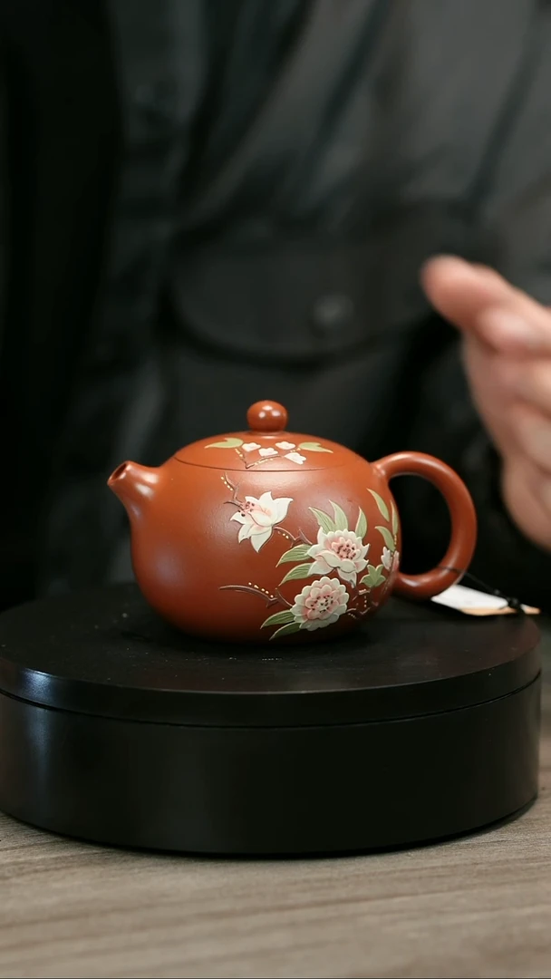 茶壶紫砂用****2H2339赵翠虹堆绘西施