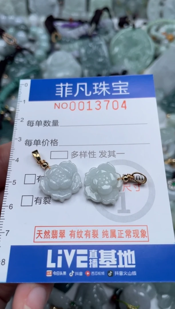 颈饰未镶嵌翡翠13704