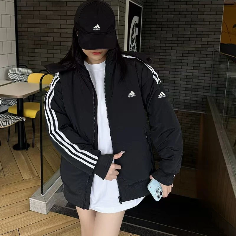 【商场福利】情侣款棉衣可拆卸帽棉服外套冬季刺绣加厚外套