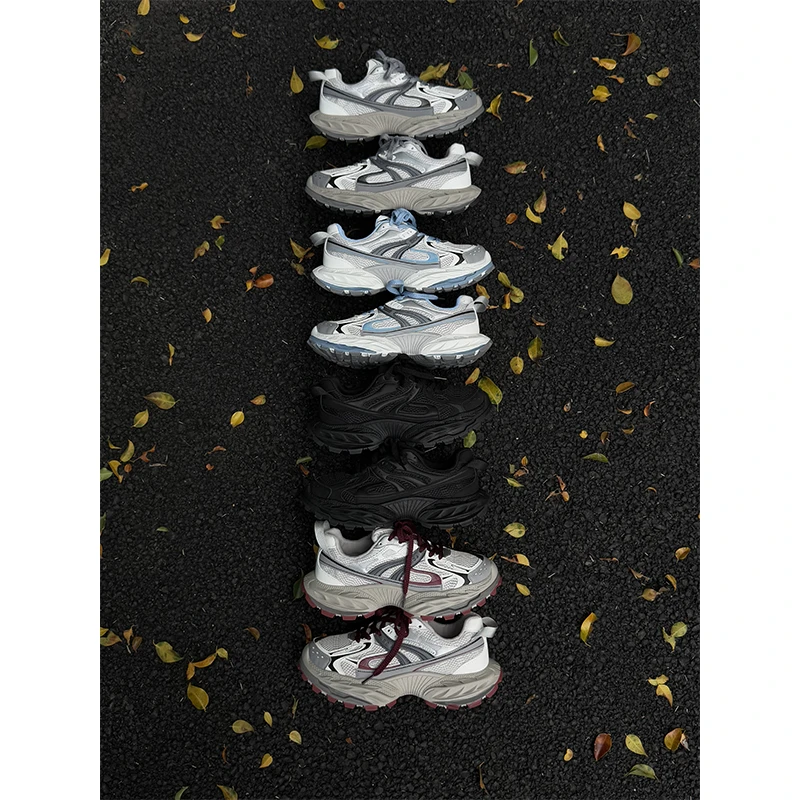 NewRockStarChoppa"恶搞系列“休闲百搭复古老爹鞋 顶男穿搭运动鞋