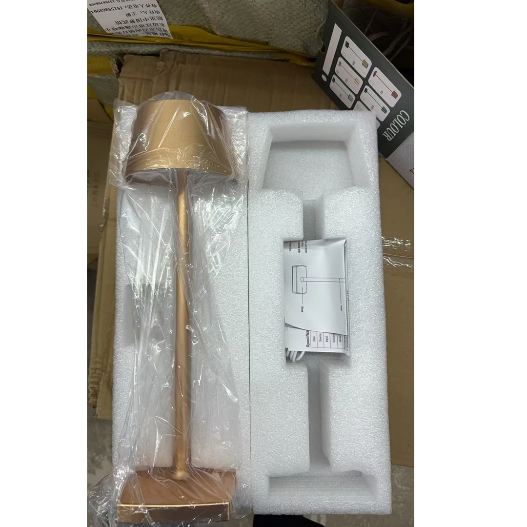 简约充电小夜灯户外高脚台灯餐厅酒吧桌灯清吧触摸调光床头氛围灯