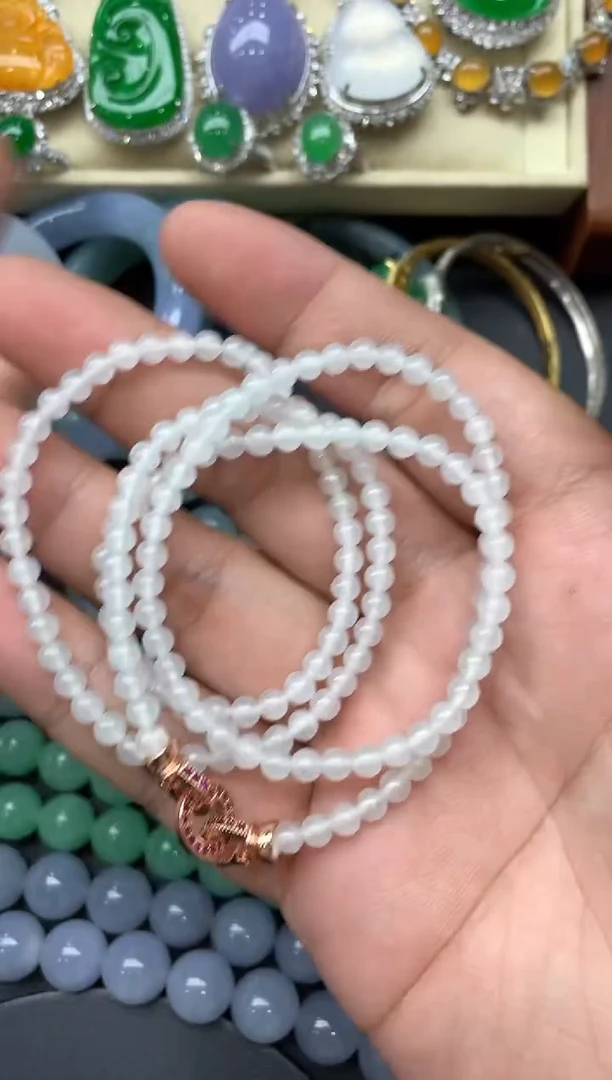 颈饰未镶嵌翡翠125-中国好珍宝