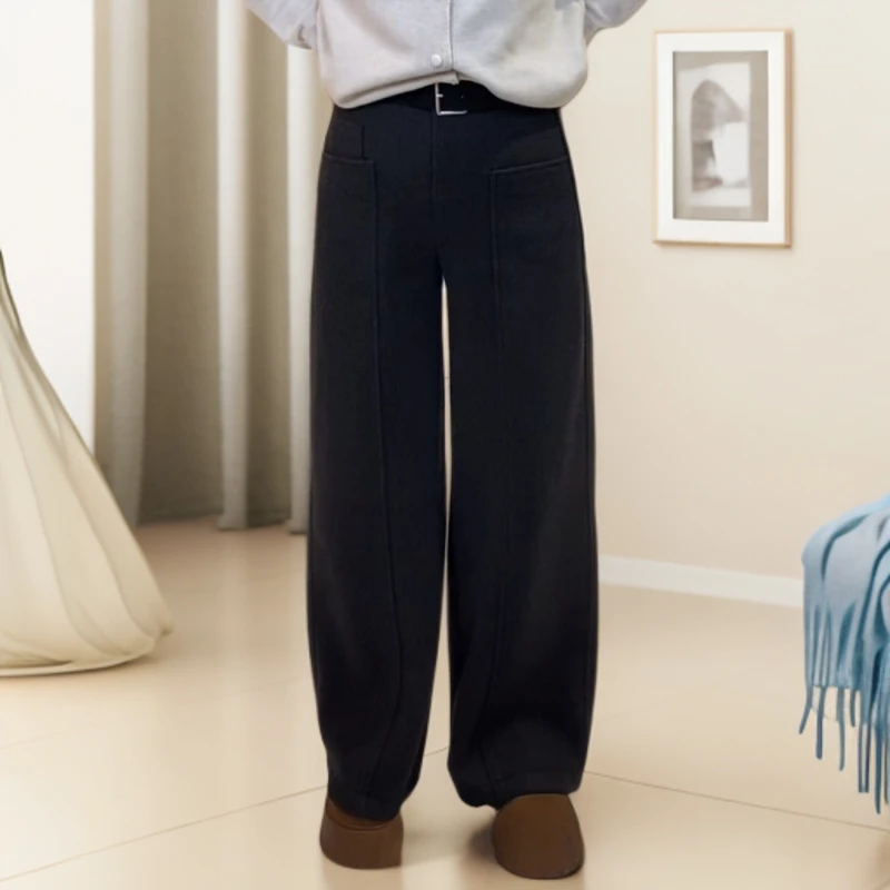 【卡蔻】25551复古直筒长裤（裤长102左右）